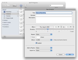 eyetv Troubleshooting