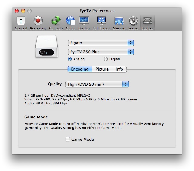 Geniatech EyeTV » I want to digitize VHS tapes into my Mac